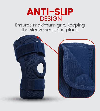 Premia Hinged Knee Brace with NeoFlex Material and Dual - Axis Hinges - Global Surgicals