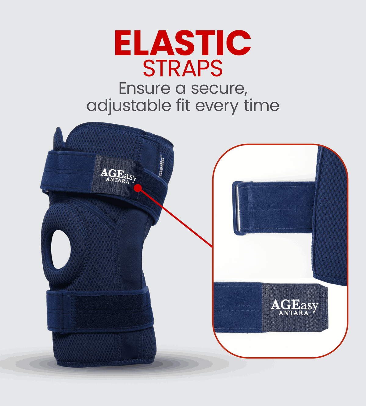 Premia Hinged Knee Brace with NeoFlex Material and Dual - Axis Hinges - Global Surgicals