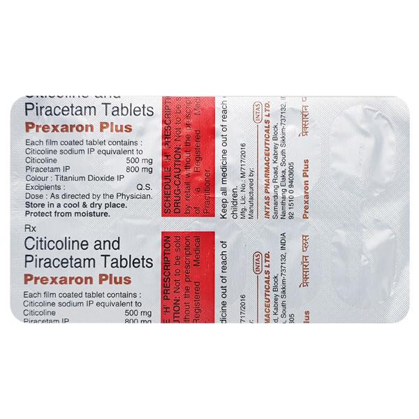 Prexaron Plus Tablet 10'S - Global Surgicals