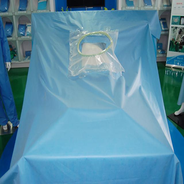 Primewear Cesarean Drape with Attach Drain Funnel - Global Surgicals