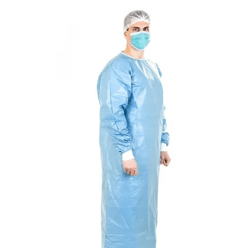 Primewear PE Laminated Non woven Half Gown - Global Surgicals