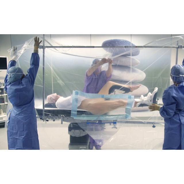 Primewear vertical isolation Drape - Global Surgicals