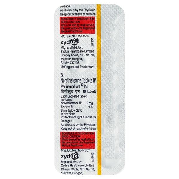 Primolut N Tablet 10'S - Global Surgicals
