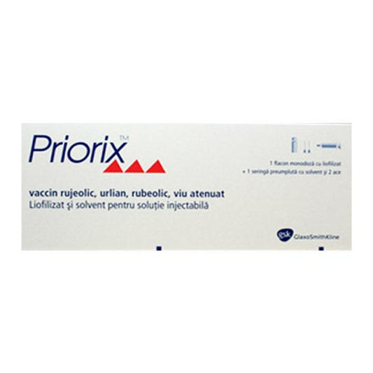 Priorix Monodose Vaccine 1'S - Global Surgicals