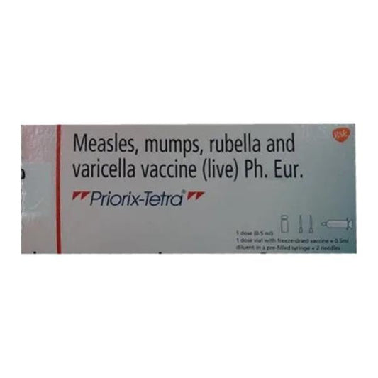 Priorix Tetra Vaccine 0.5ml - Global Surgicals