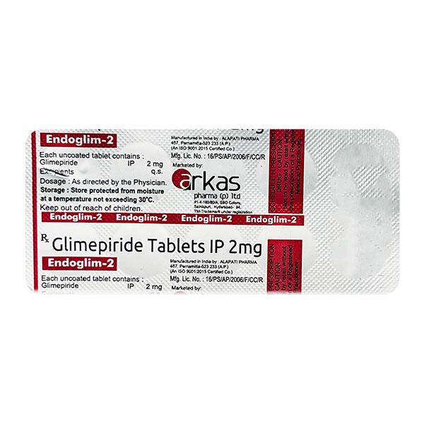 ENDOGLIM 2 Tablet 10's
