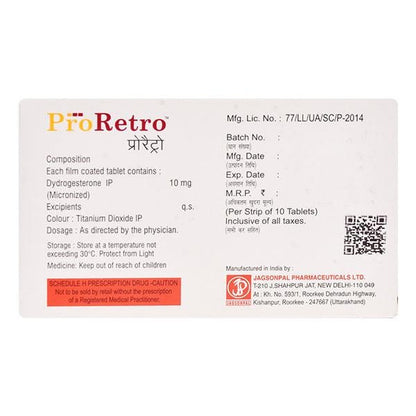 PRO RETRO Tablet 10's - Global Surgicals