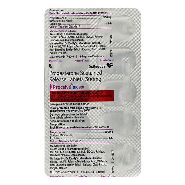 Proceive SR 300mg Tablet 10'S - Global Surgicals