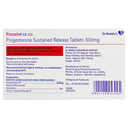 Proceive SR 300mg Tablet 10'S - Global Surgicals