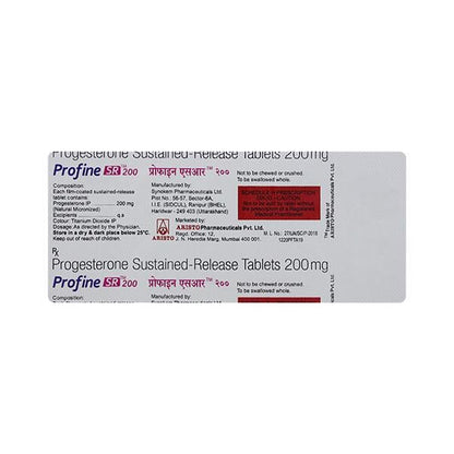 PROFINE SR 200 Tablet 10's - Global Surgicals