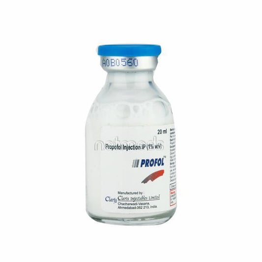 Profol Injection 20ml - Global Surgicals