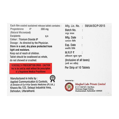 PROFORD SR Tablet 10's - Global Surgicals