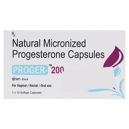 PROGER 200 Softgel Capsule 10's - Global Surgicals