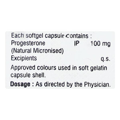 PROGEST 100 Capsule 10's - Global Surgicals