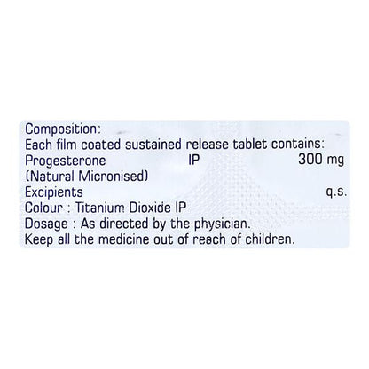PROGEST SR 300 Tablet 10's - Global Surgicals