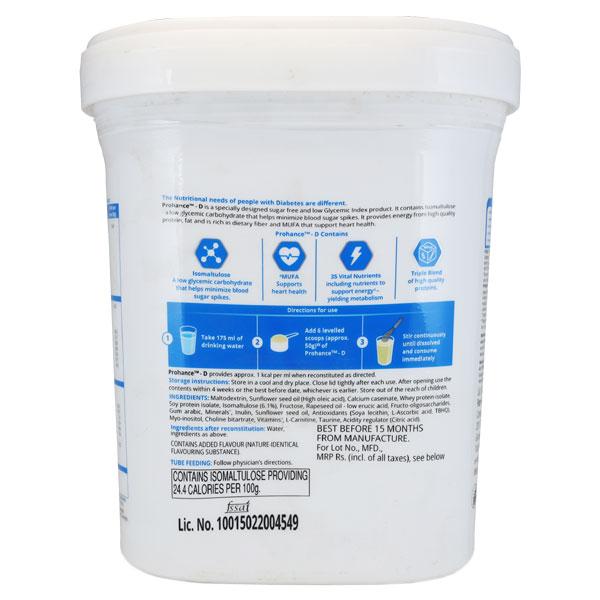 Prohance D Vanilla Powder 400gm - Global Surgicals