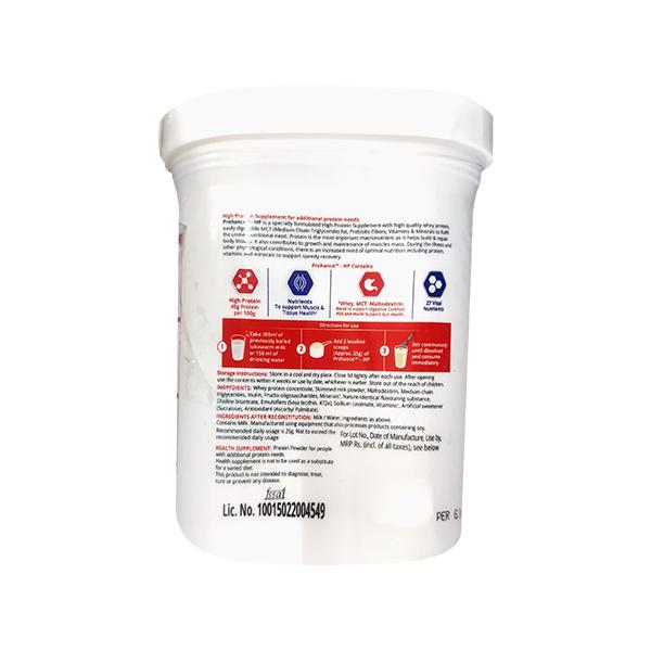 PROHANCE HP HIGH PROTEIN VANILLA FLAVOUR Powder 400gm - Global Surgicals