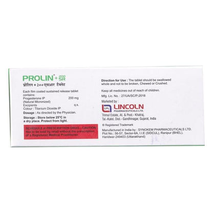 PROLIN + 200 SR Tablet 10's - Global Surgicals