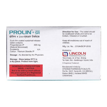 PROLIN + 300 SR Tablet 10's - Global Surgicals