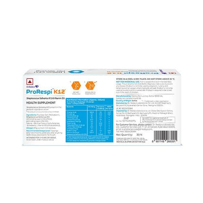 PRORESPI K12 STRAWBERRY FLAVOUR Lozenges 30's - Global Surgicals