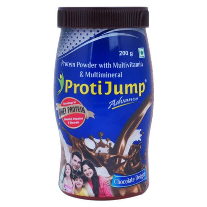 PROTIJUMP ADVANCE Chocolate Delight Powder 200gm - Global Surgicals
