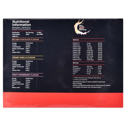 Prototal Whey Protein Sachet 15X40gm - Global Surgicals