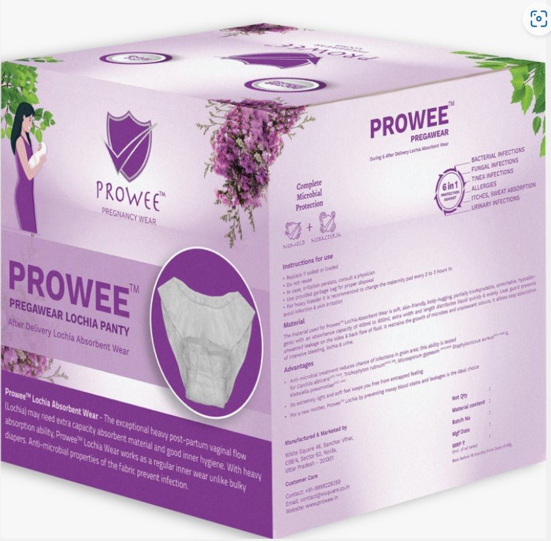 Prowee Pregawear Pregnancy Lochia Discharge Panty - Global Surgicals