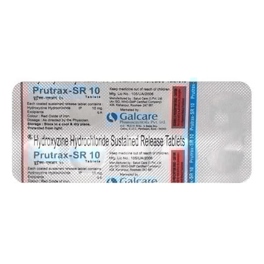 PRUTRAX SR 10 Tablet 10's - Global Surgicals