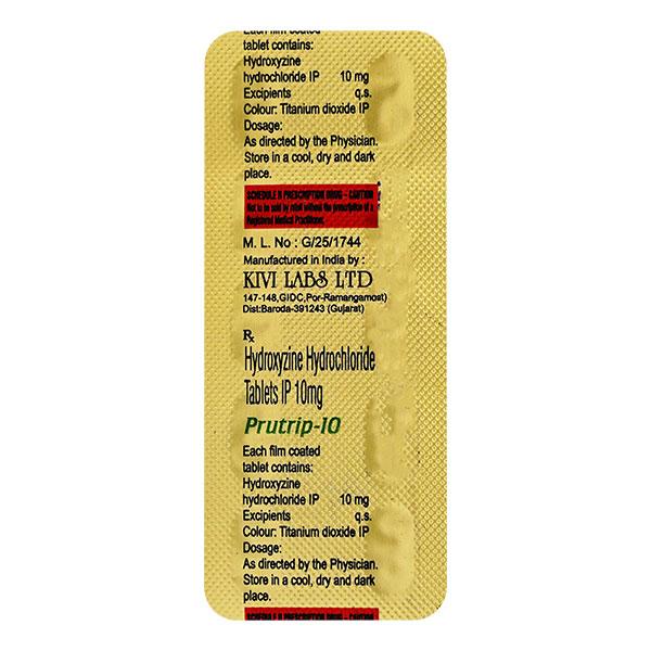PRUTRIP 10mg Tablet 10's - Global Surgicals