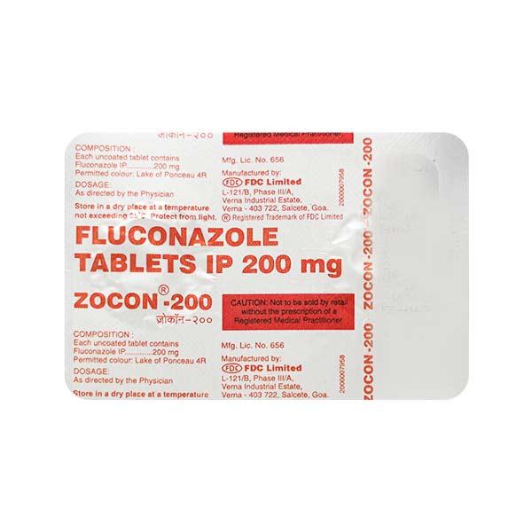 Zocon 200mg Tablet 2'S