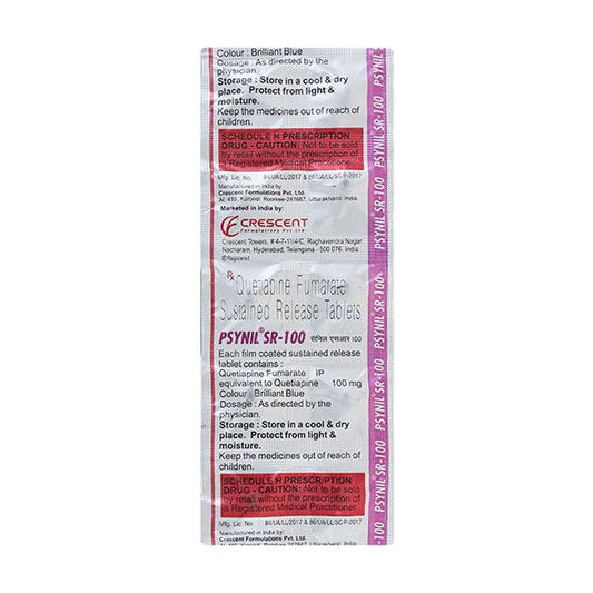 PSYNIL SR 100 Tablet 10's - Global Surgicals