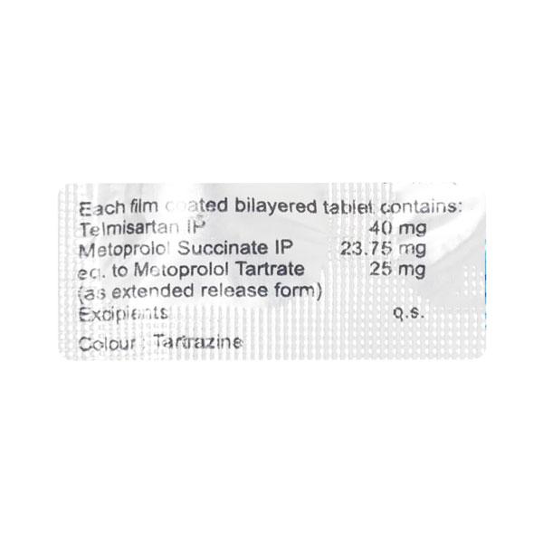 Telmikind Beta 25mg Tablet 10'S