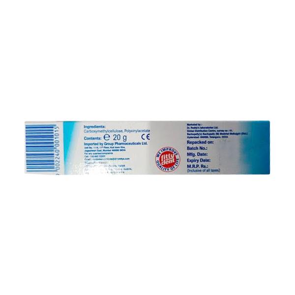 FITTYDENT SUPER ZINC FREE DENTURE ADHESIVE Cream 20gm