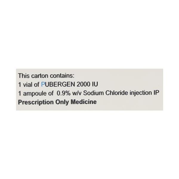 PUBERGEN HP NU 5000iu Injection 1's - Global Surgicals