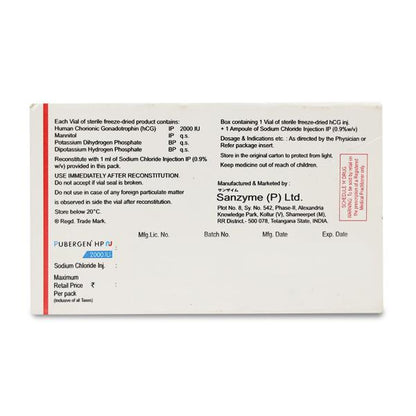 Pubergen HP Nu Injection 1'S - Global Surgicals