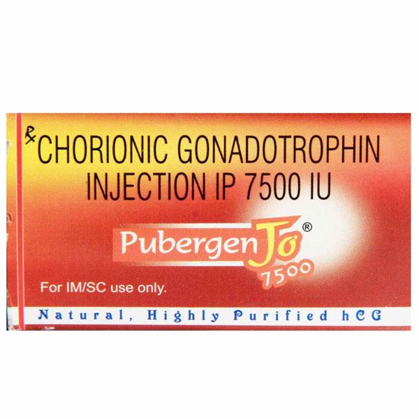 Pubergen JO 7500IU Injection 1's - Global Surgicals