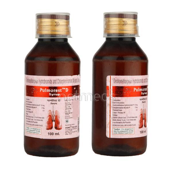 Pulmorest D Syrup 100ml - Global Surgicals