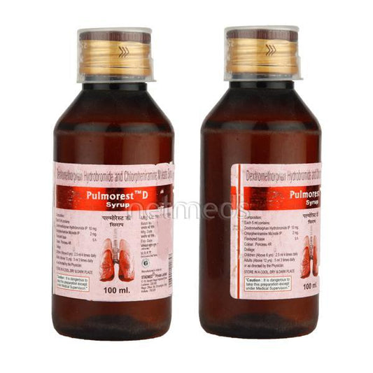 Pulmorest D Syrup 100ml - Global Surgicals