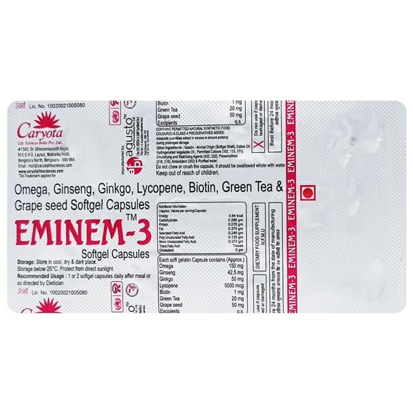 EMINEM 3 Capsule 10's