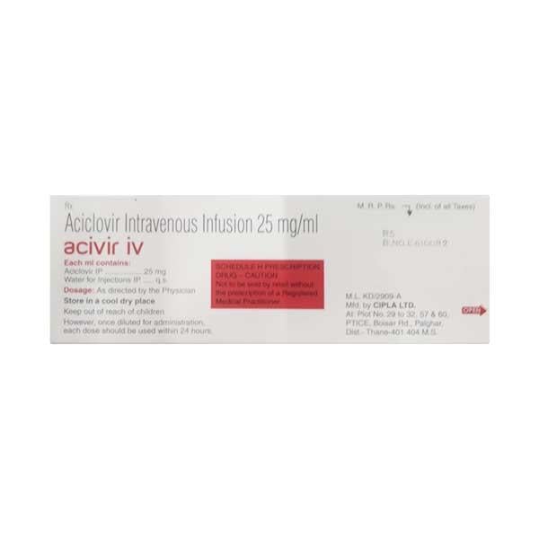ACIVIR IV Infusion 10ml