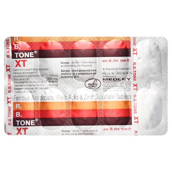 R B Tone XT Tablet 10'S