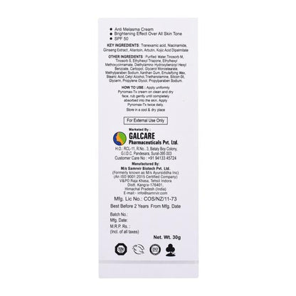 PYNOMAX TX Cream 30gm - Global Surgicals
