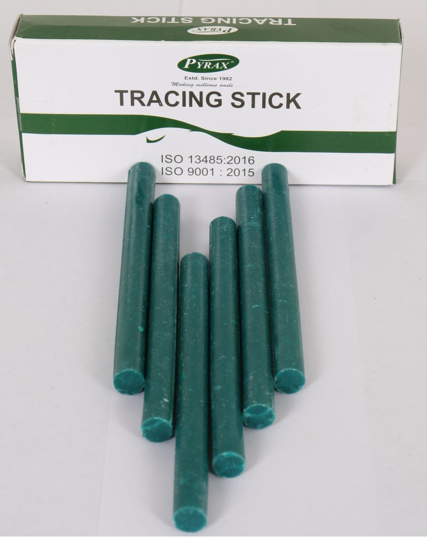Pyrax Green Tracing Sticks - Global Surgicals