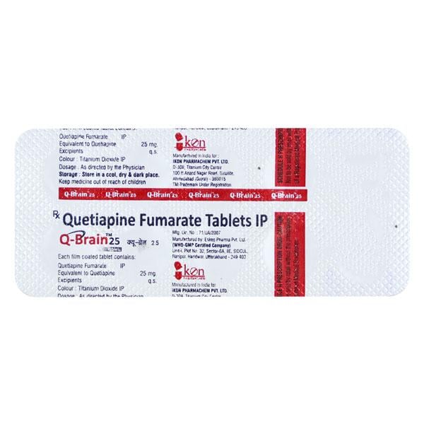 Q BRAIN 25 Tablet 10's - Global Surgicals