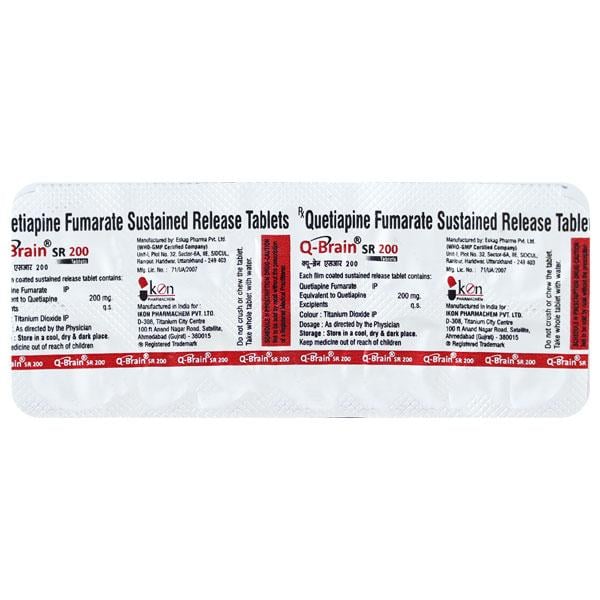 Q BRAIN SR 200 Tablet 10's - Global Surgicals