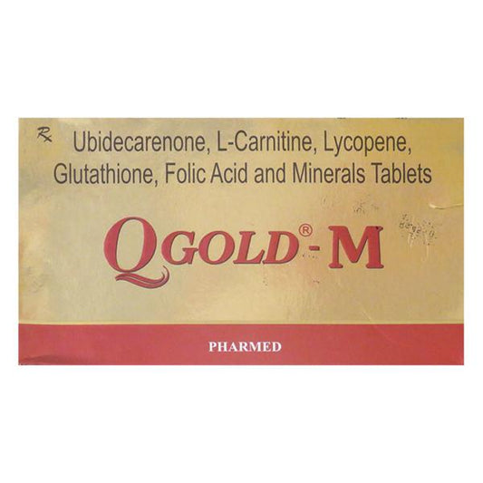 Q GOLD M Tablet 10's - Global Surgicals
