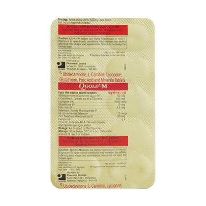 Q GOLD M Tablet 10's - Global Surgicals