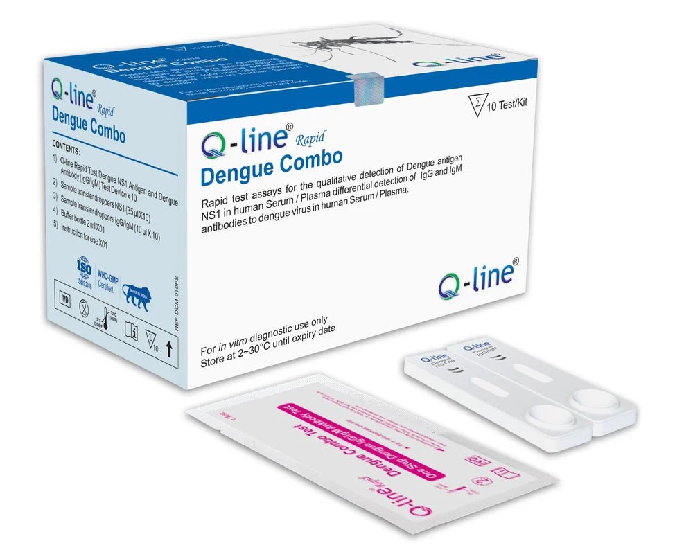 Q - Line Dengue Combo Ag+Ab Rapid Test - Global Surgicals