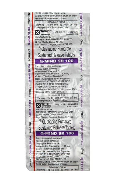 Q Mind SR 100mg Tablet 10'S - Global Surgicals