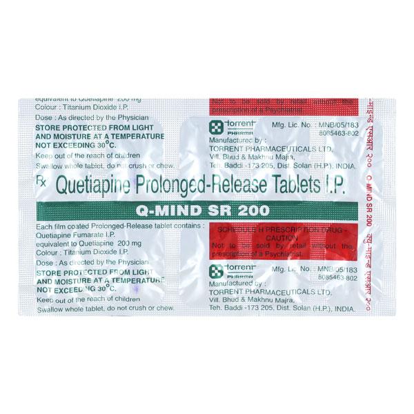 Q Mind SR 200mg Tablet 10'S - Global Surgicals